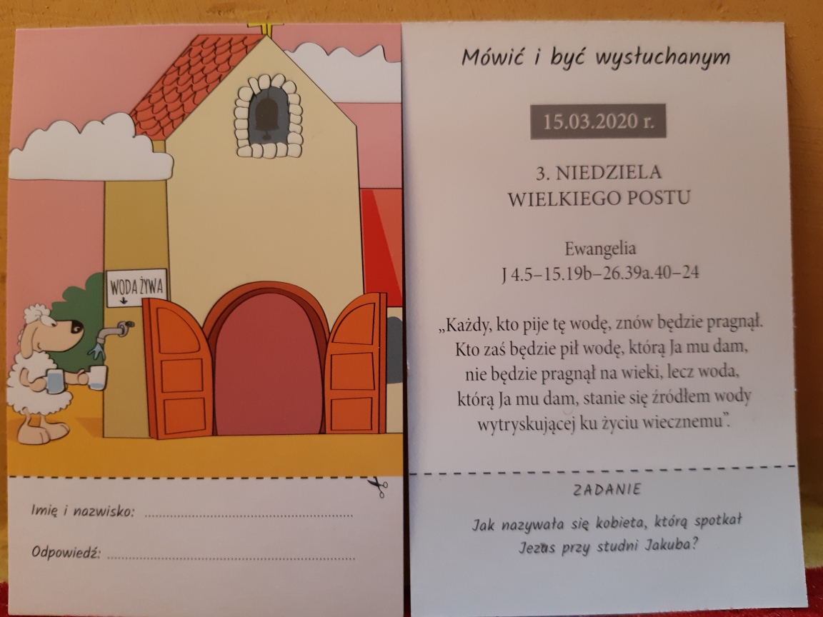 Zadania dla dzieci – 2020-03-15 – Mówić i być wysłuchanym