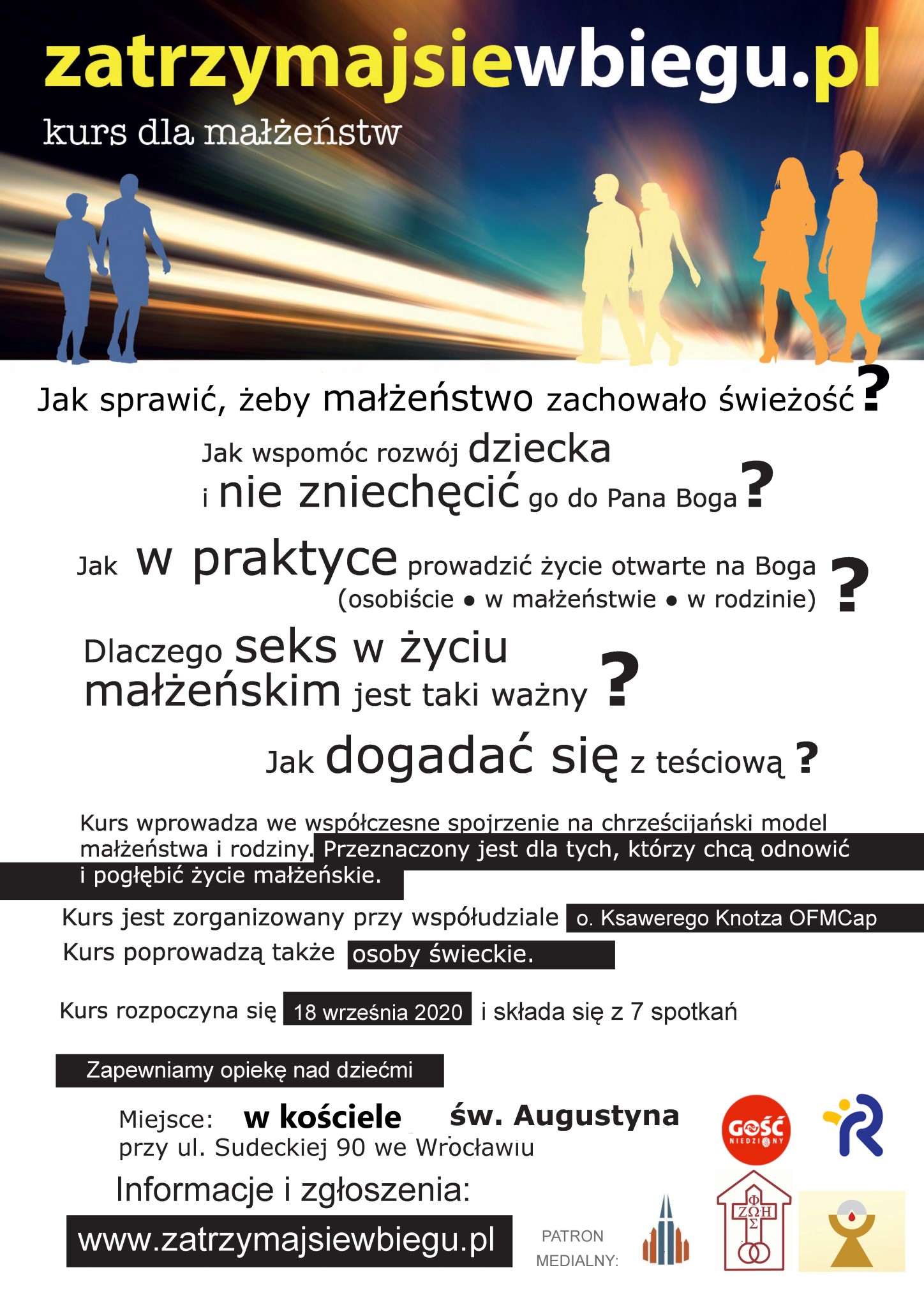 „Zatrzymaj się w biegu” – kurs dla małżeństw