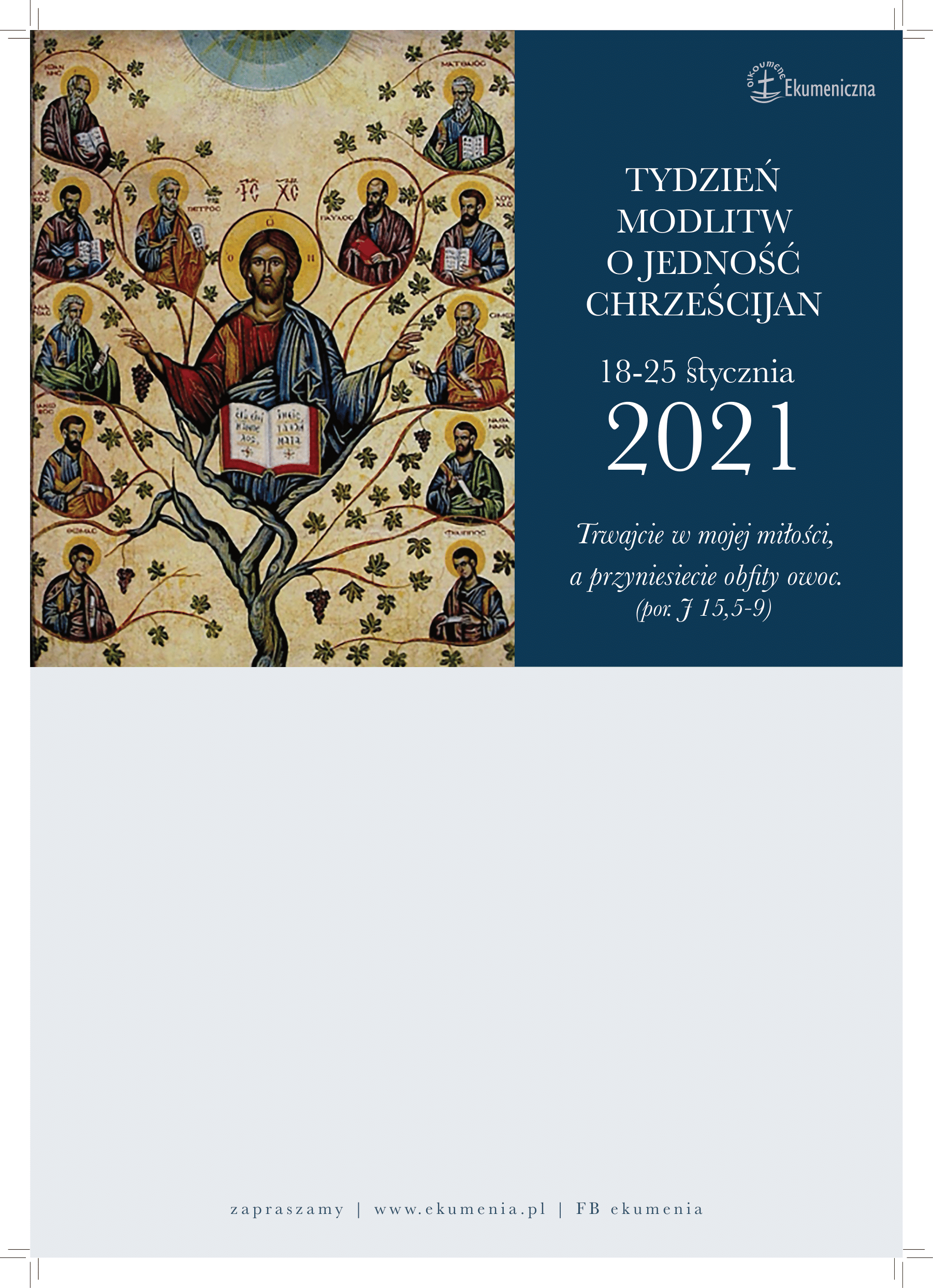 Tydzień Modlitw o Jedność Chrześcijan 2021