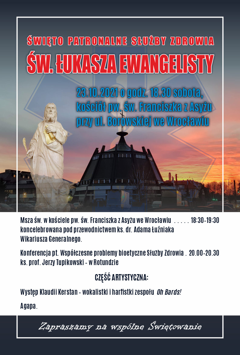 Św. Łukasza Ewangelisty – święto patronalne służy zdrowia