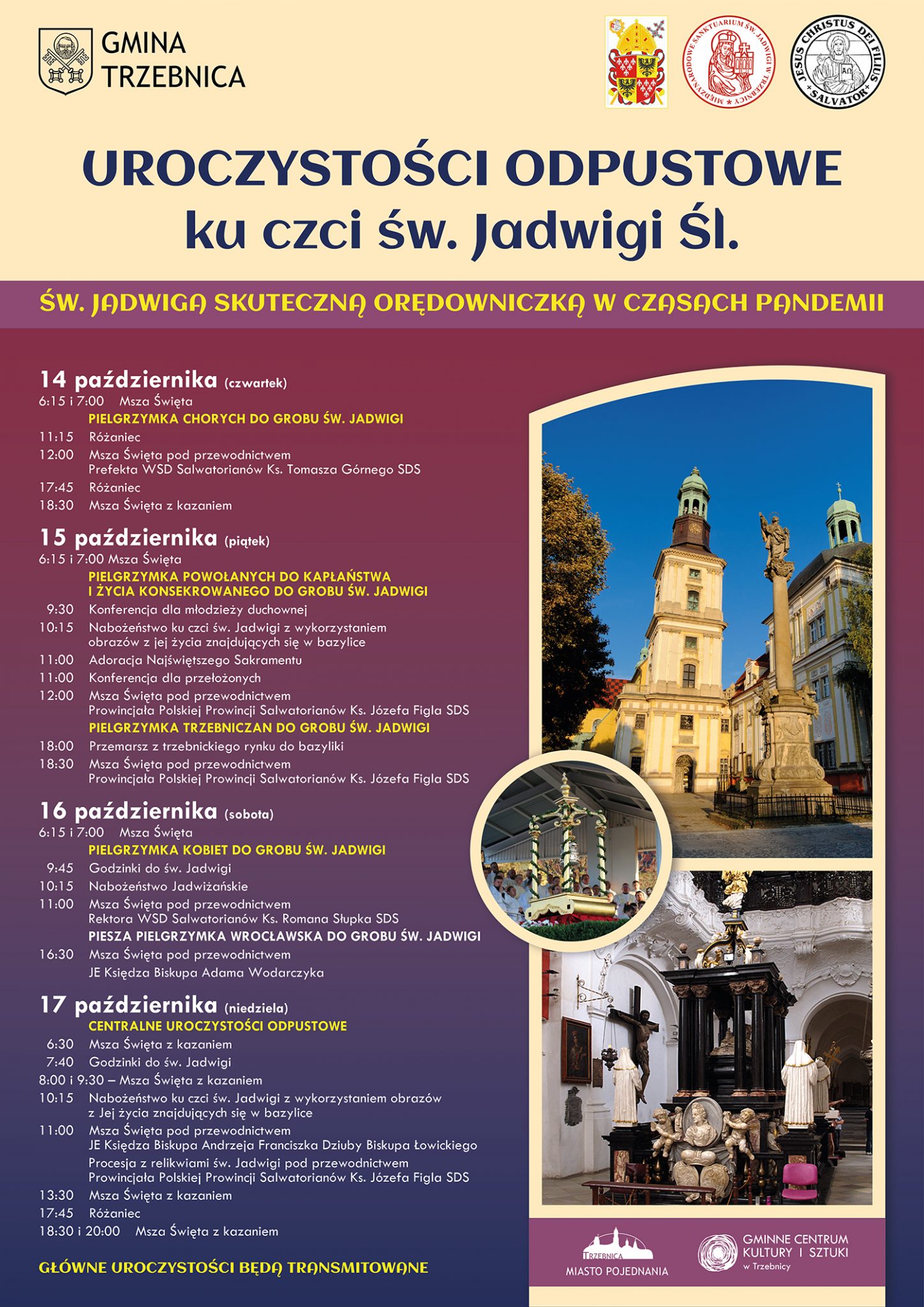 Uroczystości odpustowe ku czci św. Jadwigi Śląskiej
