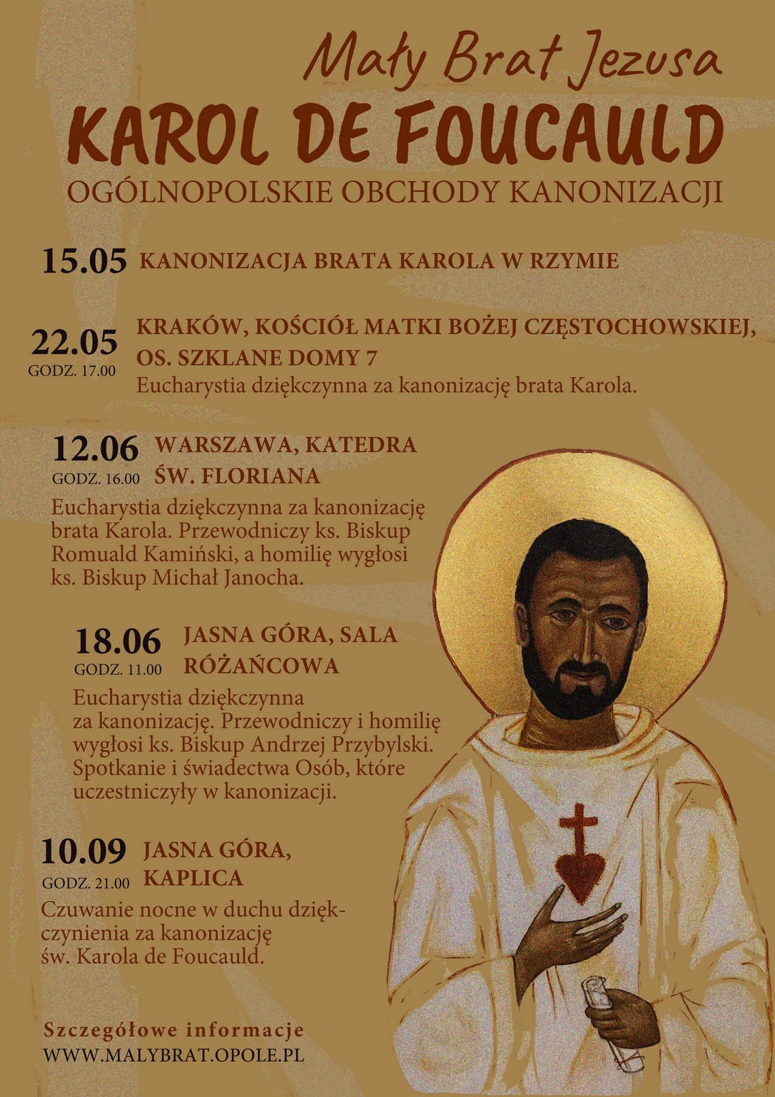 Brat Karol de Foucauld nowym świętym Kościoła