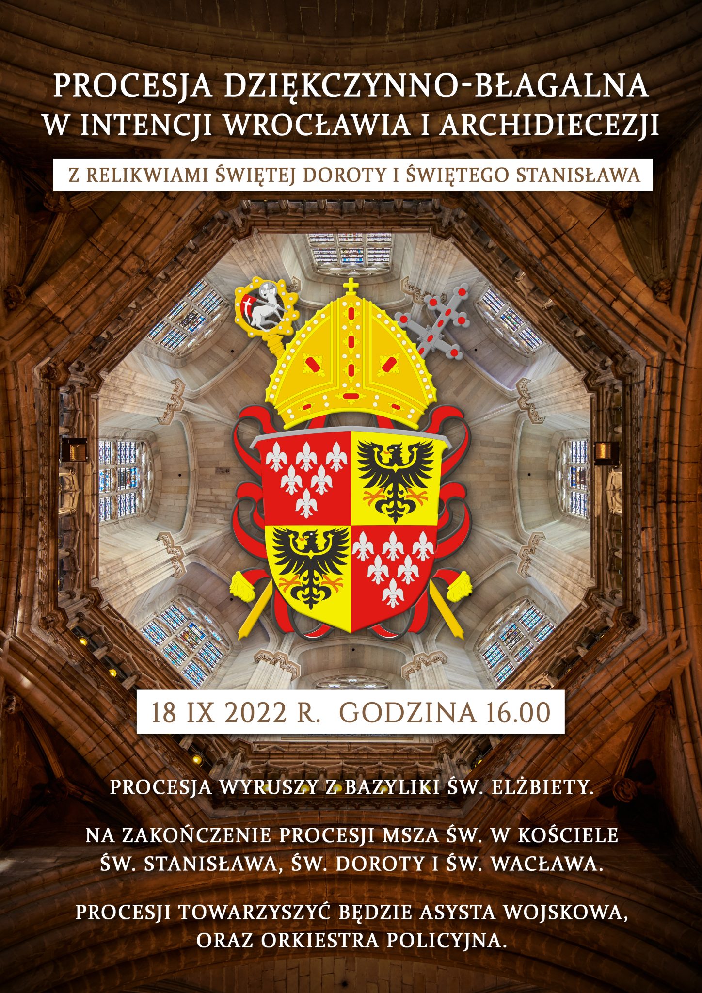 Procesja dziękczynno-błagalna z relikwiami