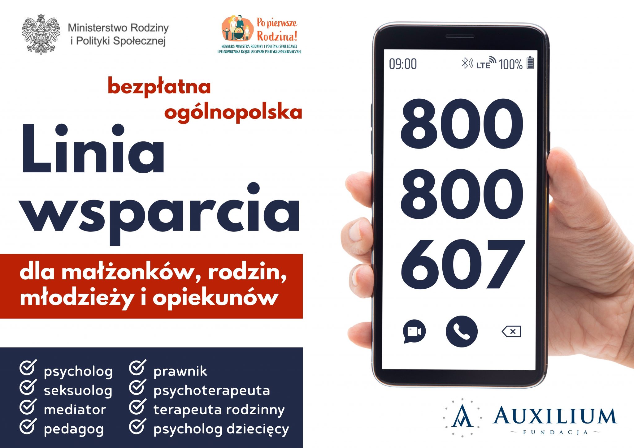 Linia wsparcia fundacji „Auxilium”