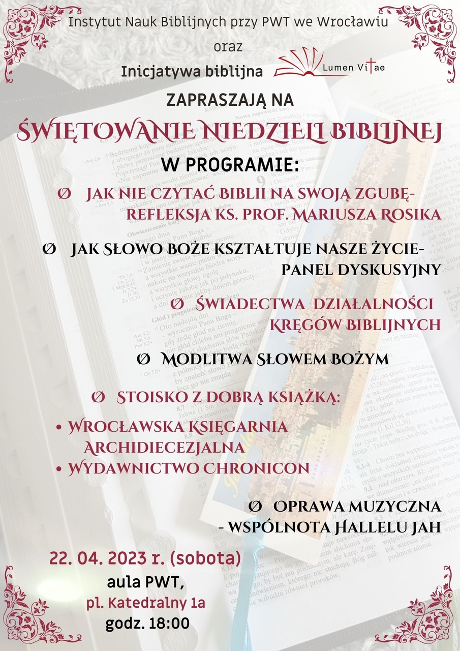 Świętowanie Niedzieli Biblijnej