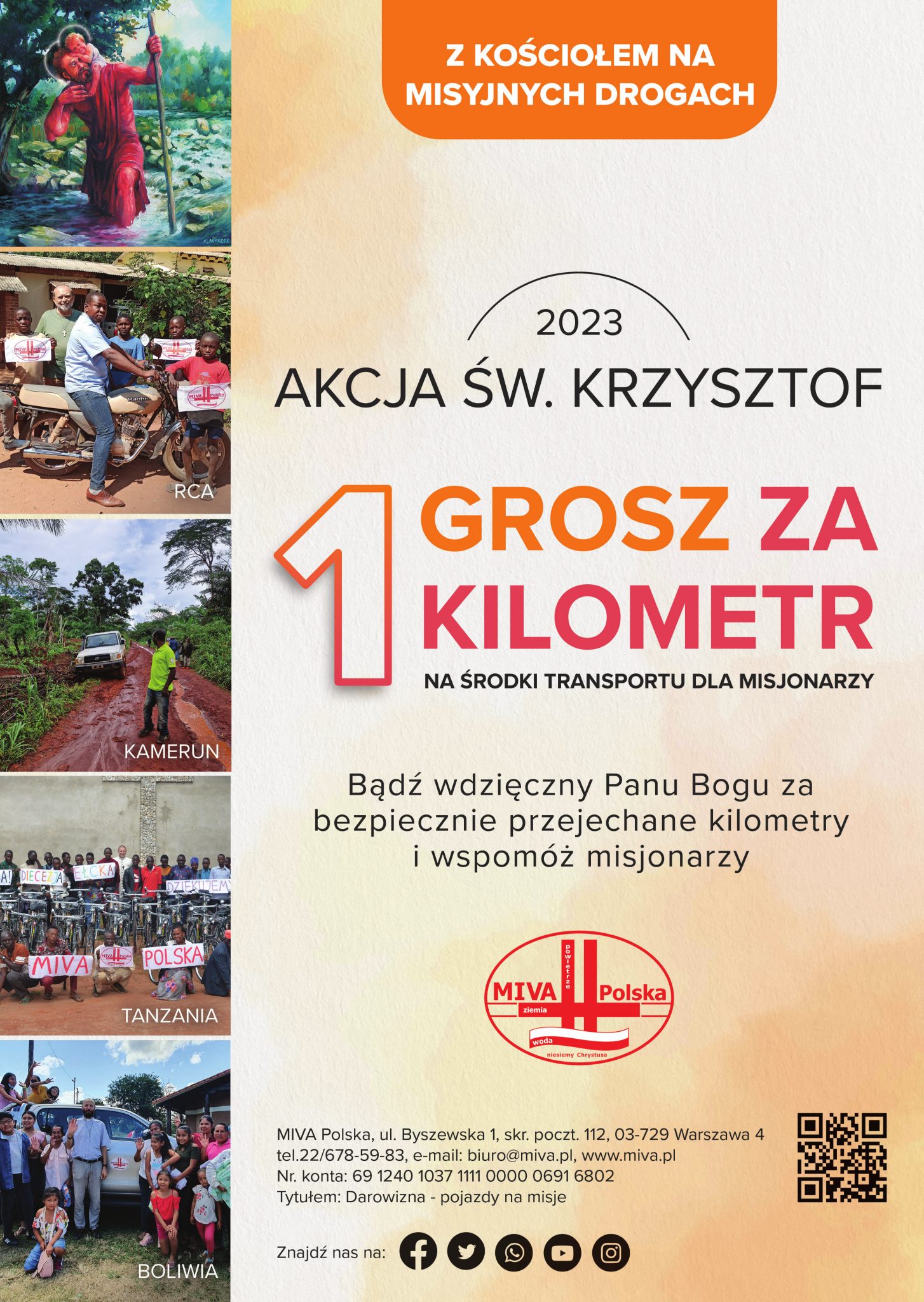 Bp Piotrowski na XXIV Ogólnopolski Tydzień św. Krzysztofa: Z Kościołem na misyjnych drogach