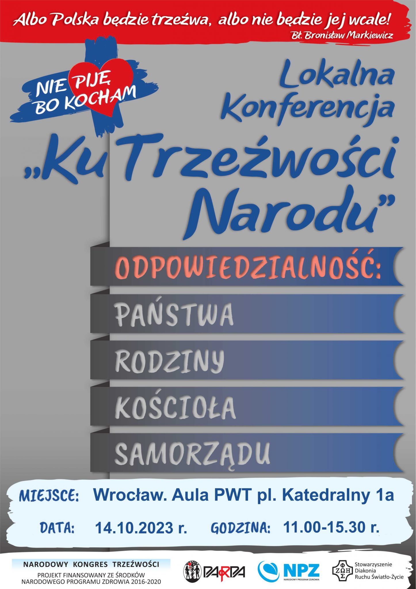 Lokalna konferencja „Ku trzeźwości narodu”