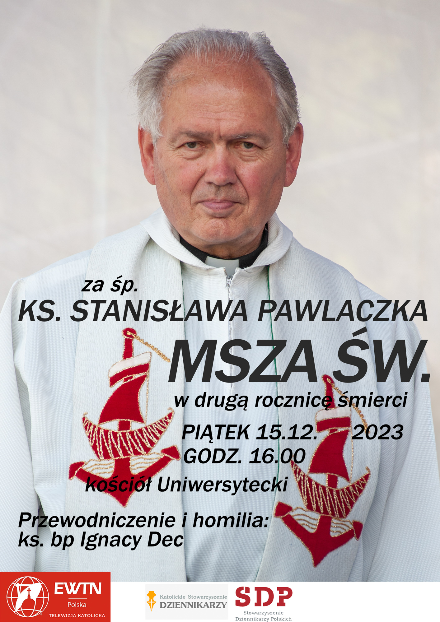 Msza św. za śp. ks. Stanisława Pawlaczka
