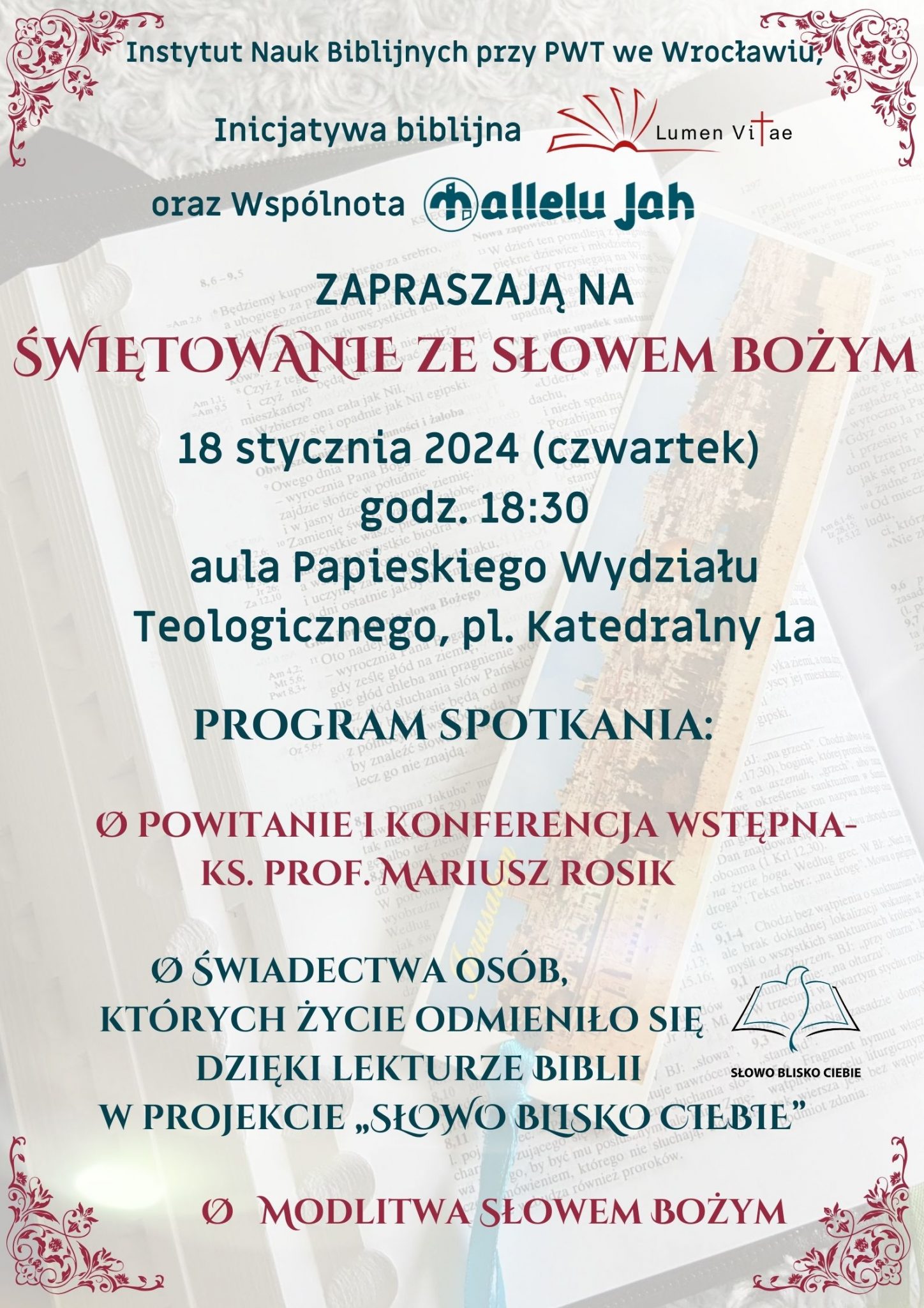 Świętowanie ze Słowem Bożym