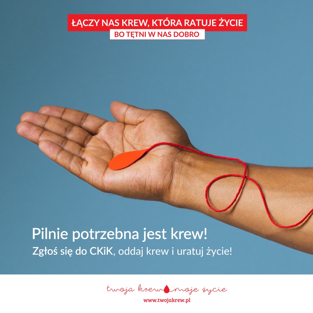 Pilnie potrzebna jest krew!