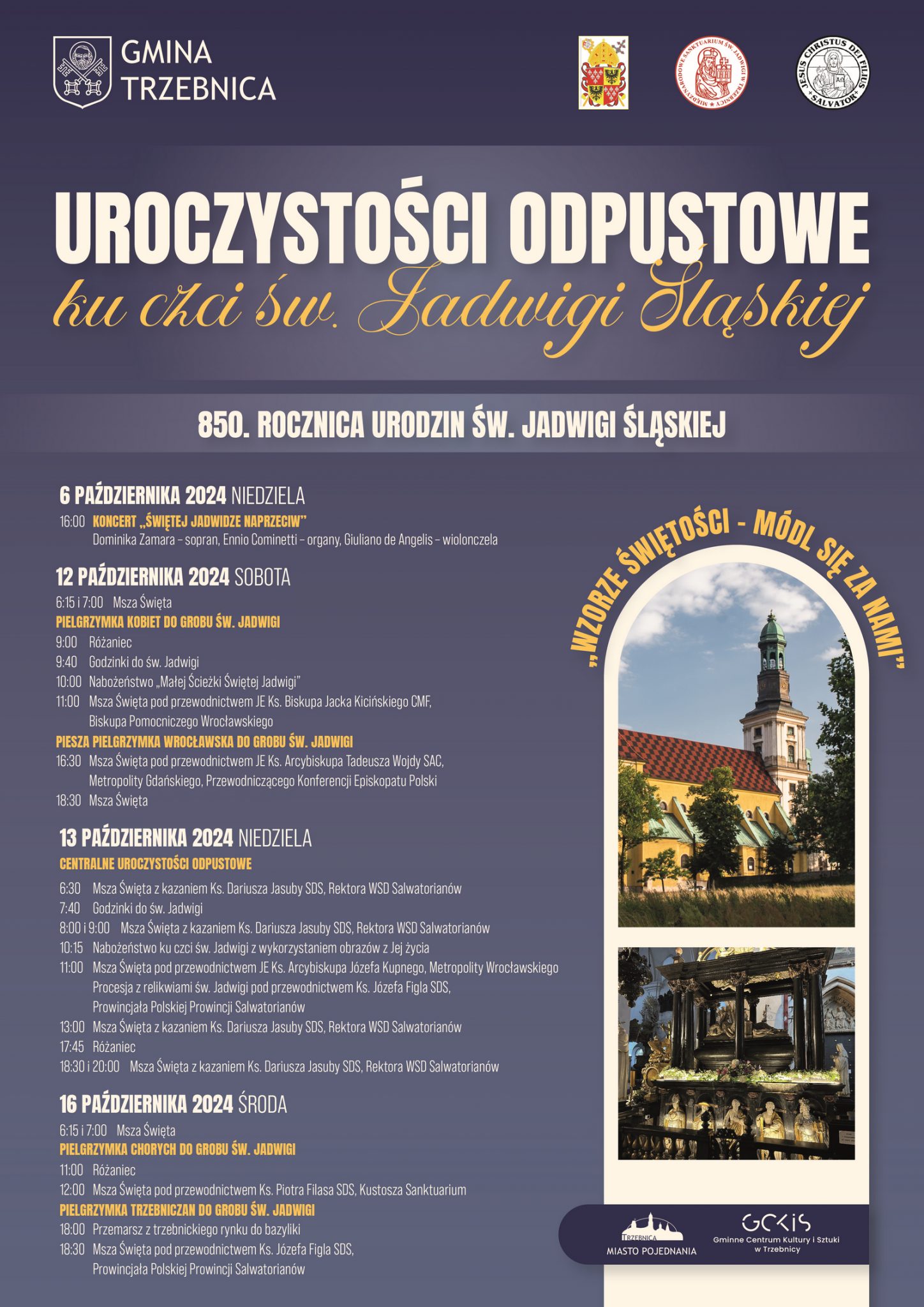 Uroczystości odpustowe ku czci św. Jadwigi Śląskiej