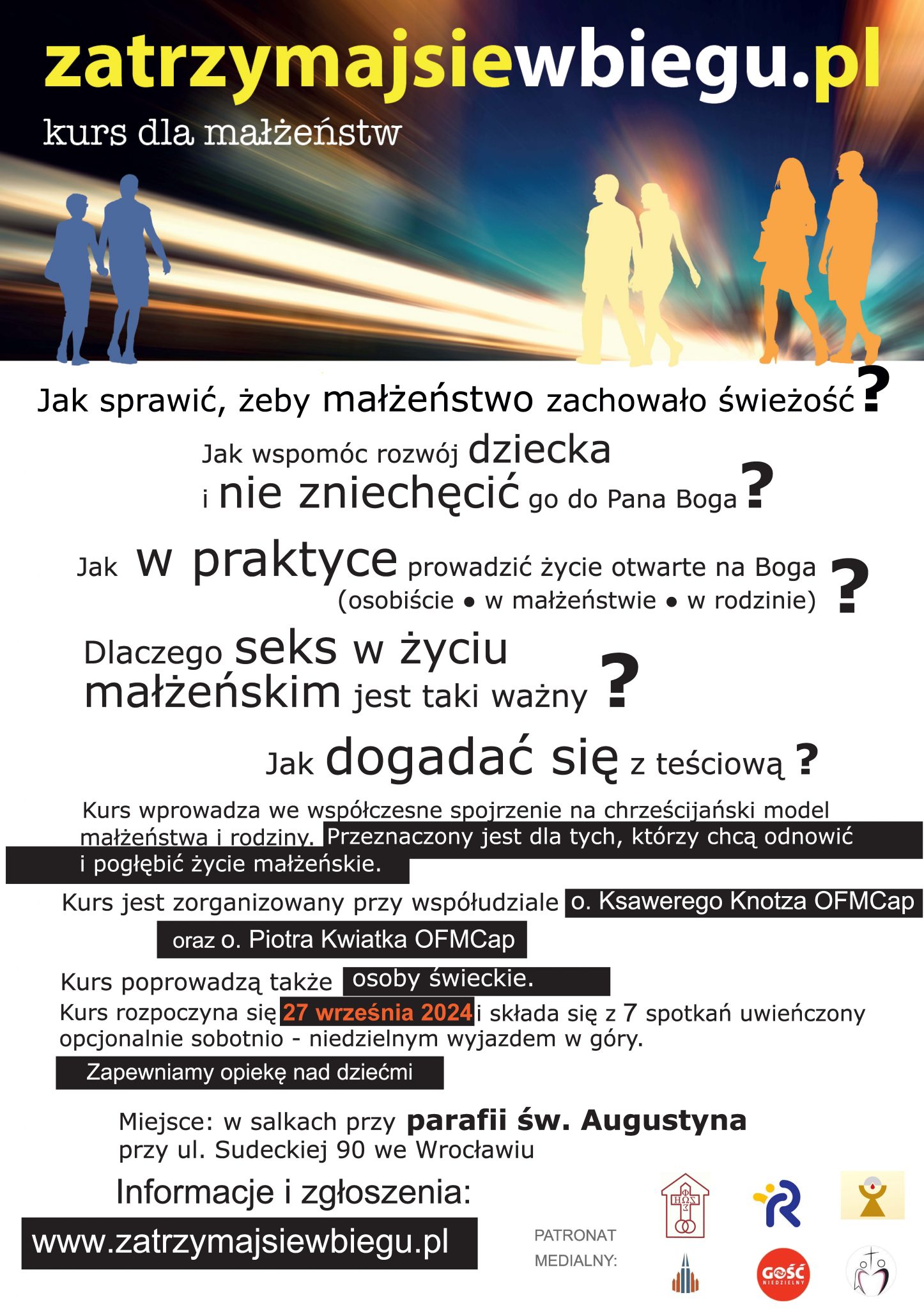 Spotkania dla małżeństw „Zatrzymaj się w biegu”