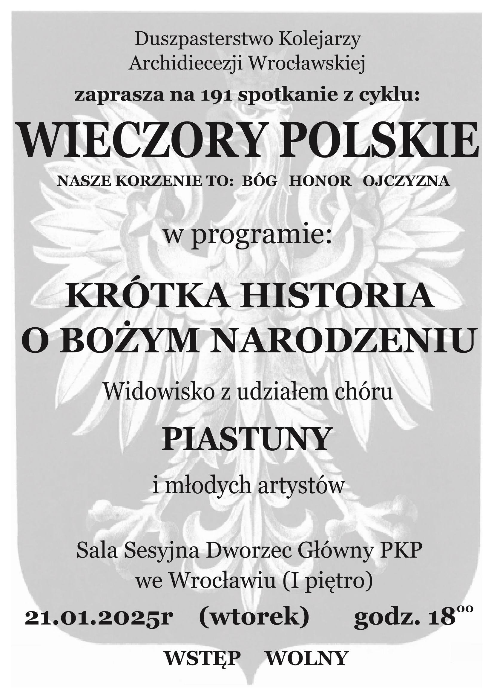 Wieczory Polskie: Widowisko „Krótka historia o Bożym Narodzeniu”