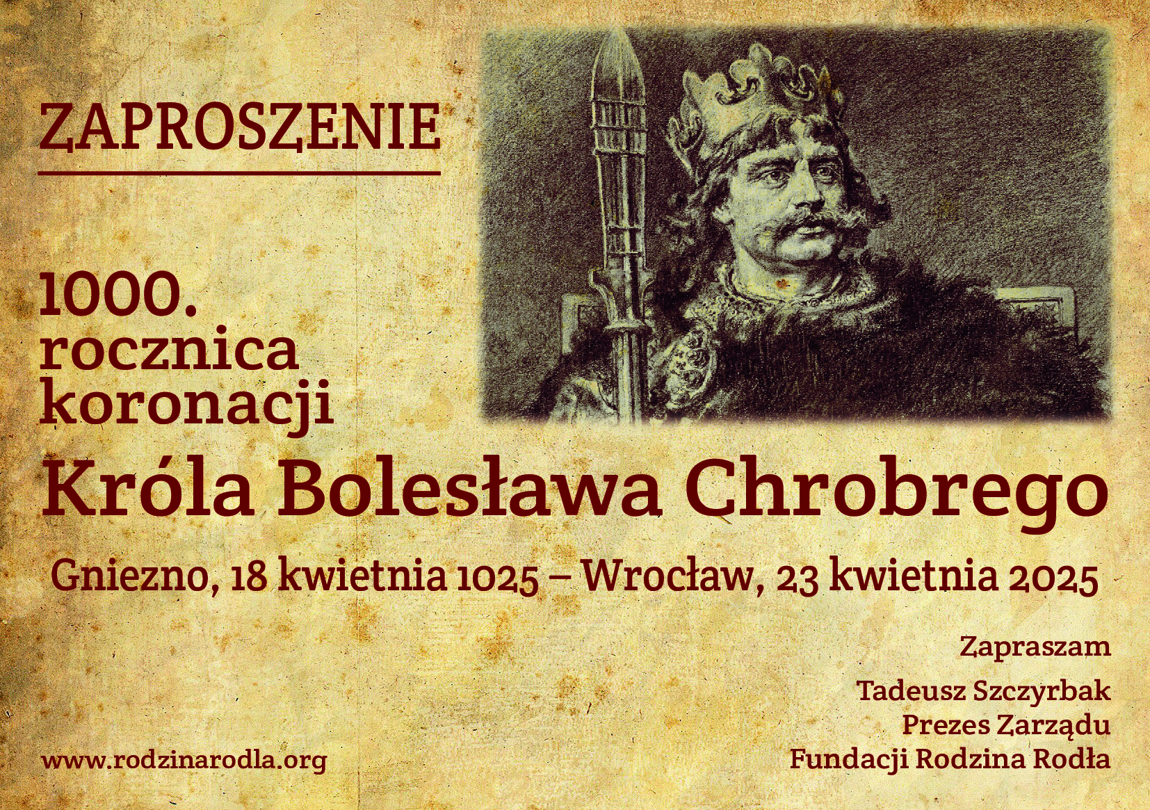 Uroczystość 1000. rocznicy koronacji Króla Bolesława Chrobrego