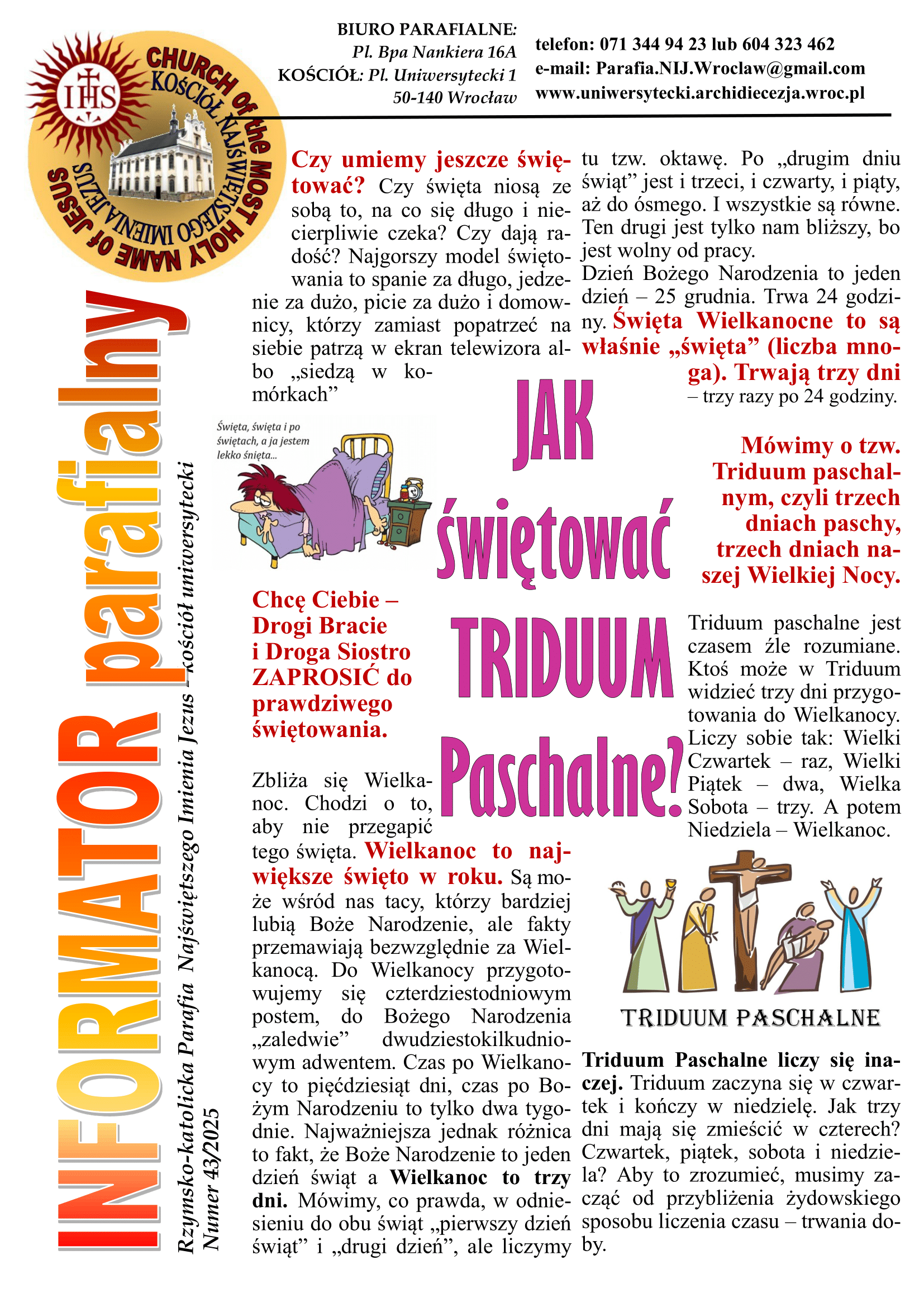 INFORMATOR 43 Jak świętować Triduum