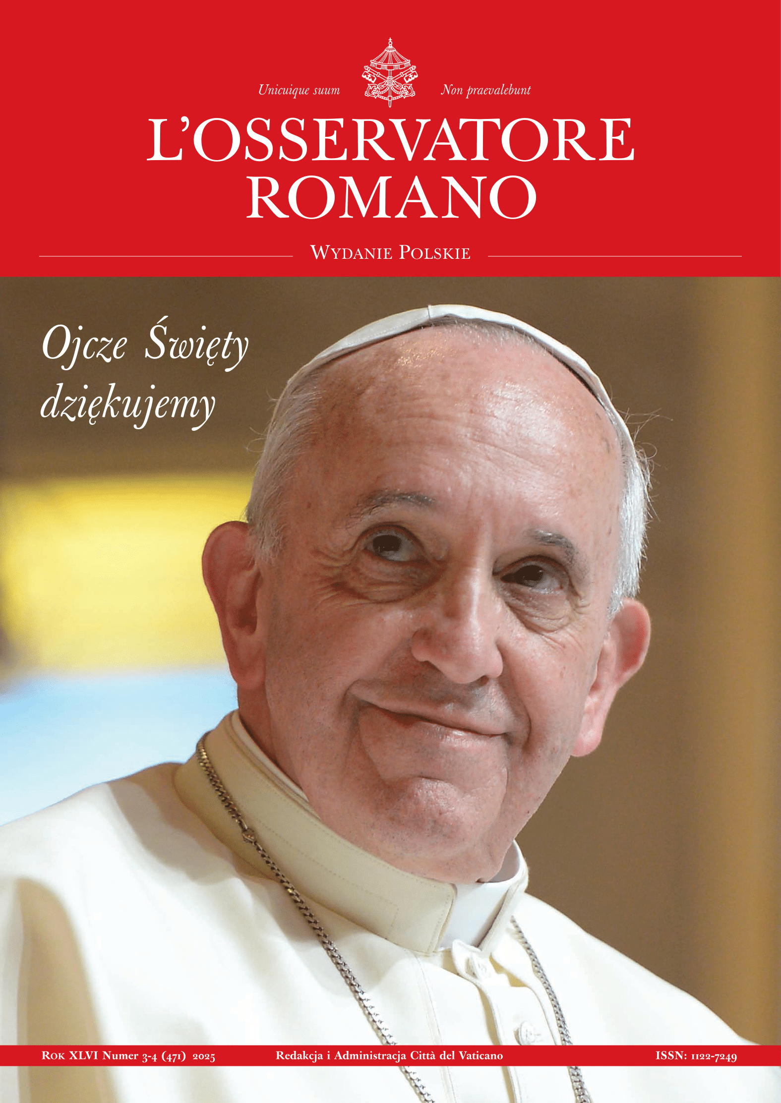 L’Osservatore Romano, nr 3-4 (471) 2025