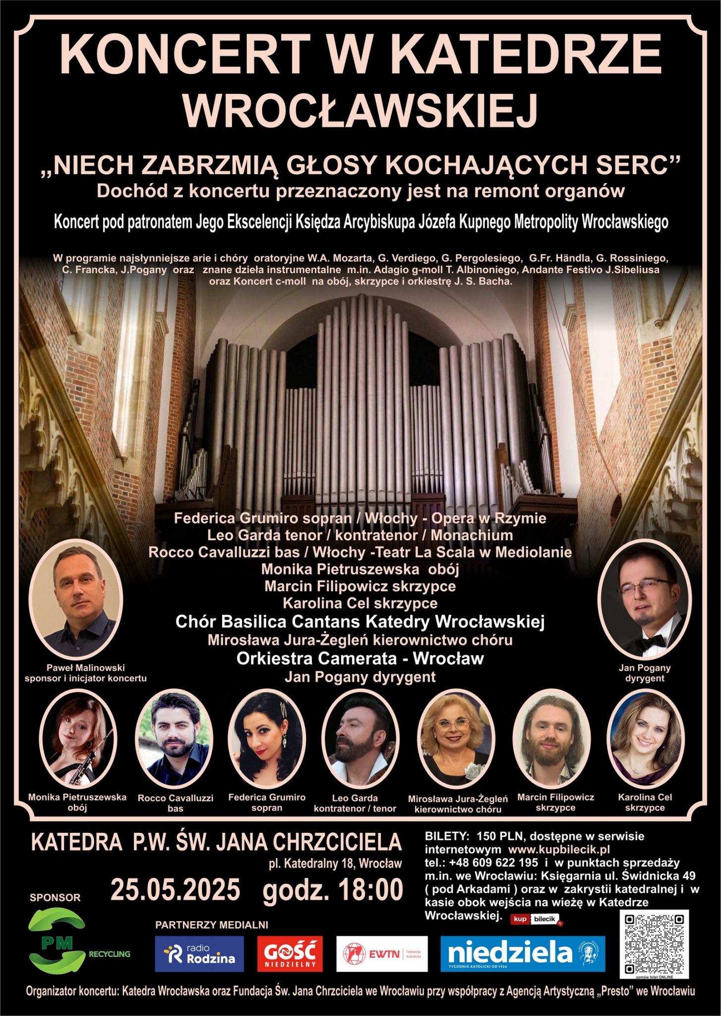 „Niech zabrzmią głosy kochających serc” – koncert w katedrze wrocławskiej
