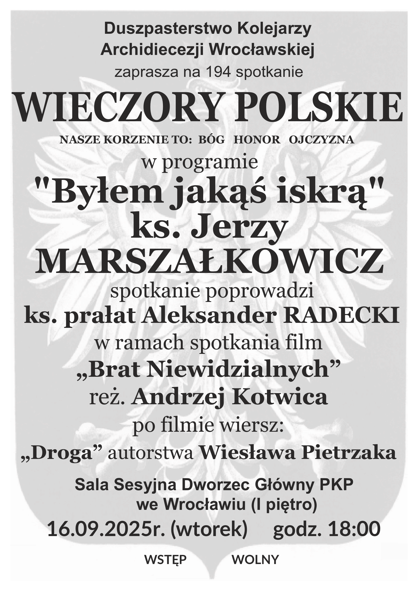 Wieczory Polskie: „Byłem jakąś iskrą”