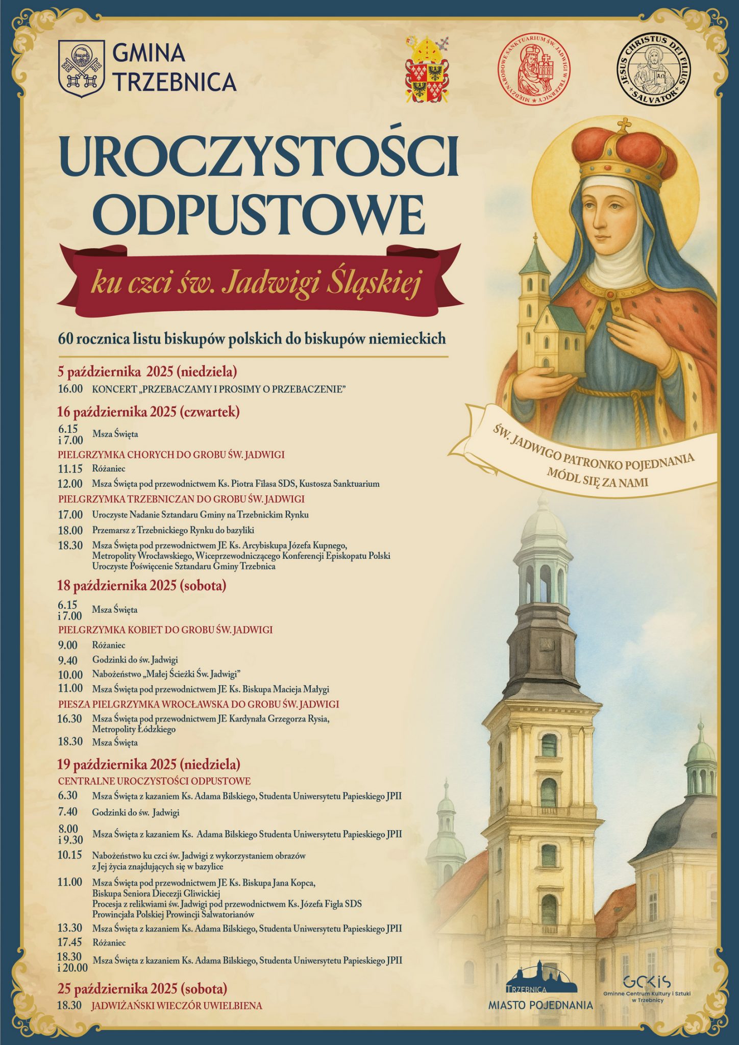 Uroczystości odpustowe ku czci św. Jadwigi Śląskiej