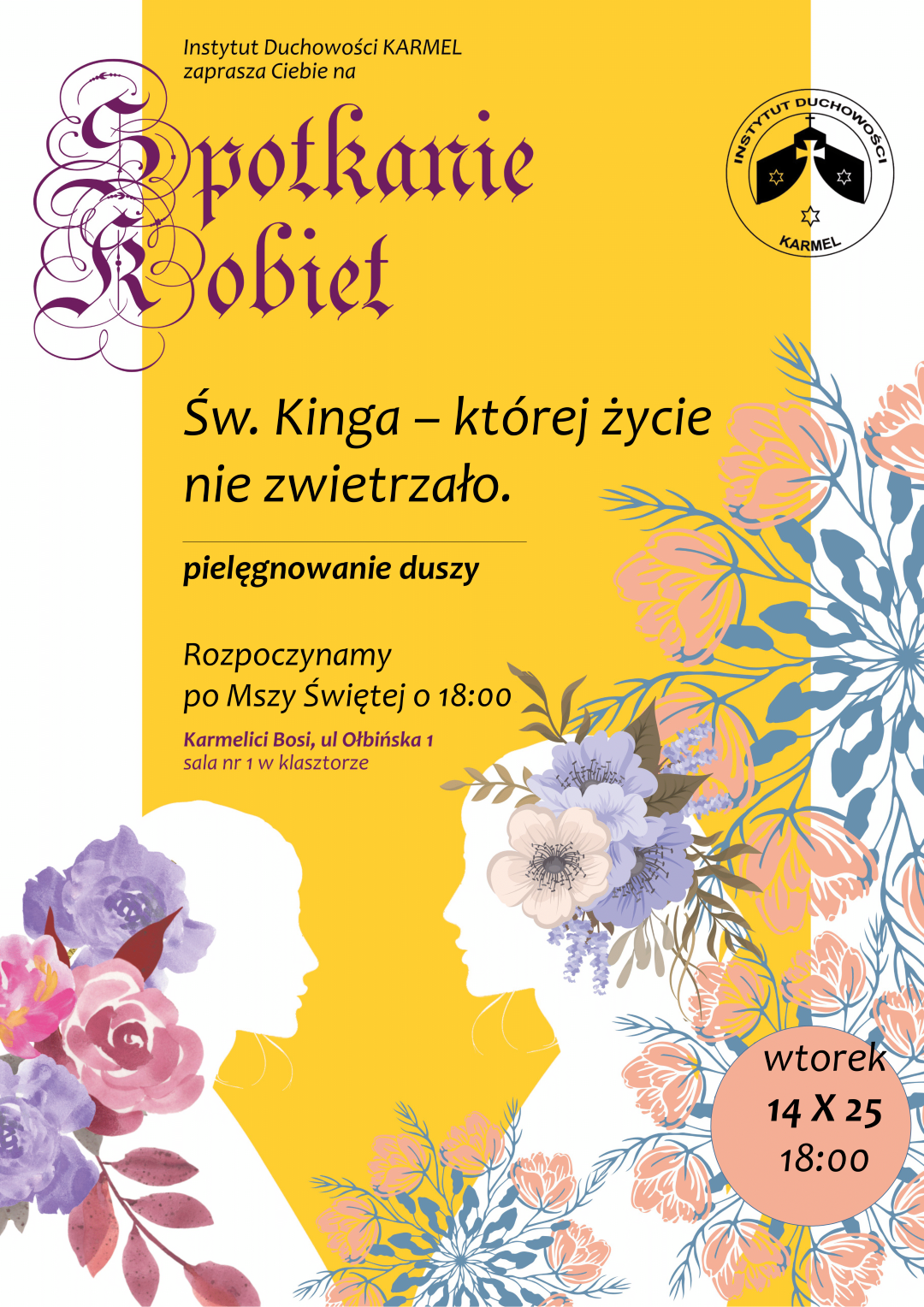 „Św. Kinga – której życie nie zwietrzało.” – spotkanie kobiet