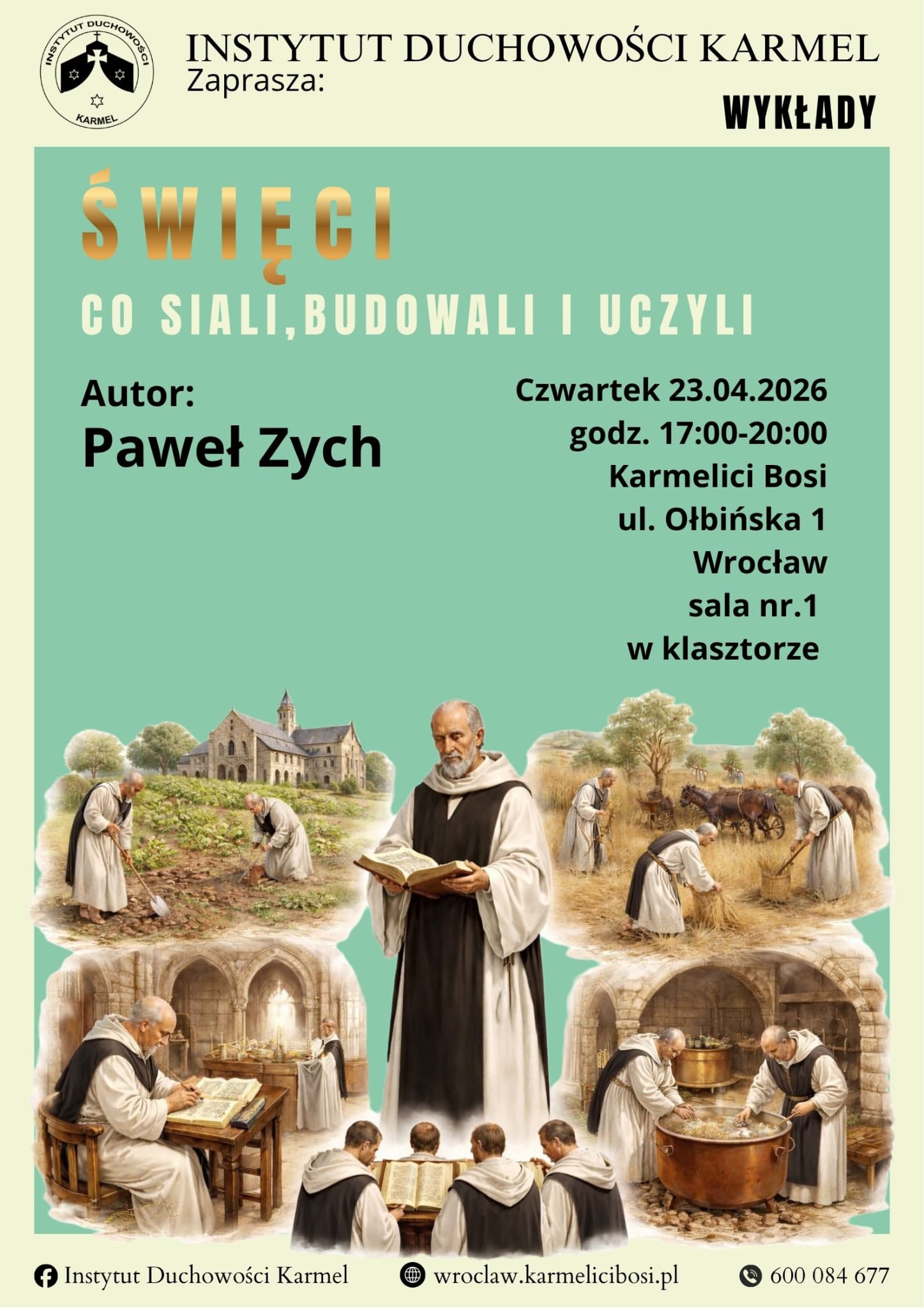 Wykład: Święci co siali, budowali i uczyli