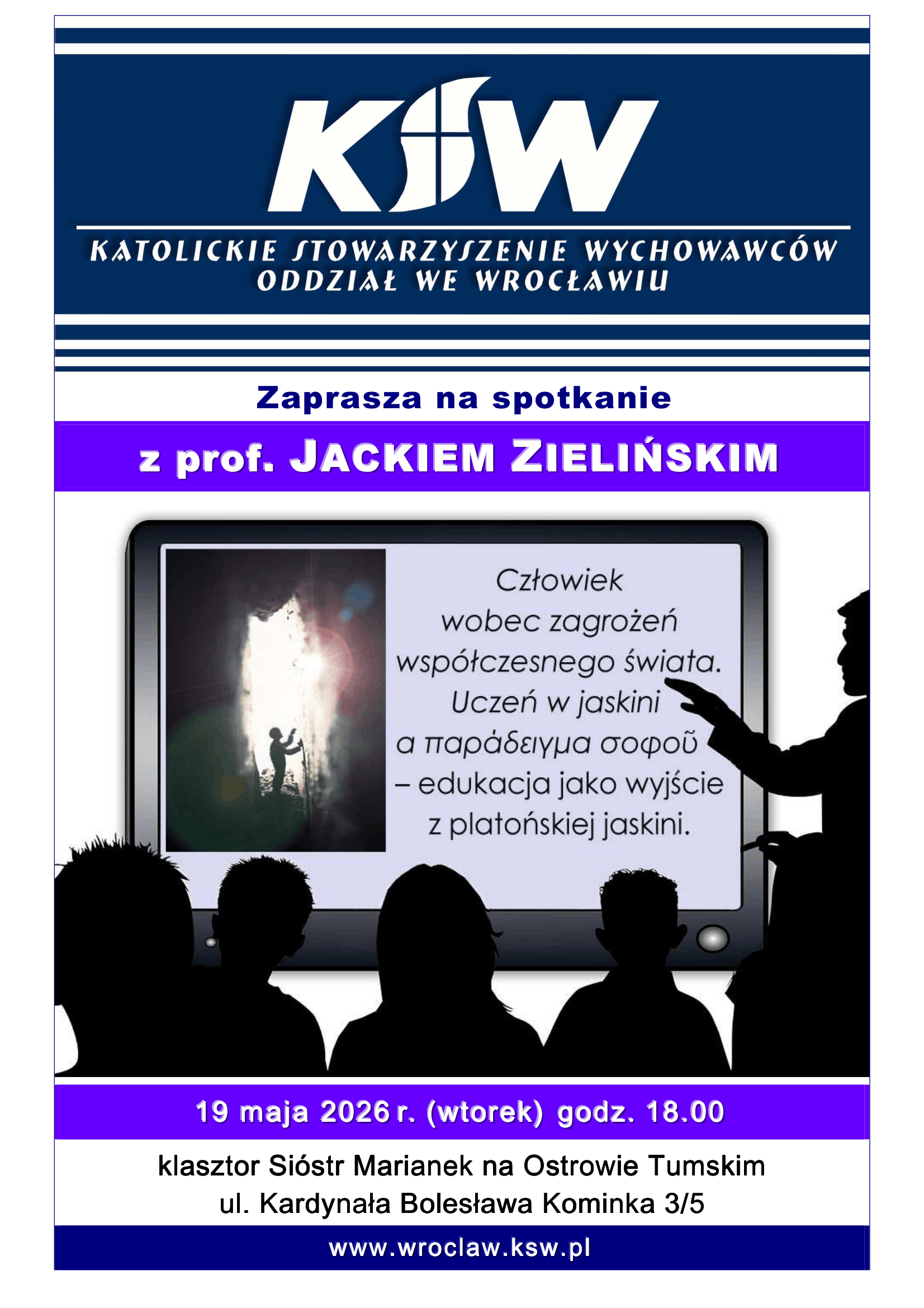 KSW zaprasza na spotkanie z prof. Jackiem Zielińskim
