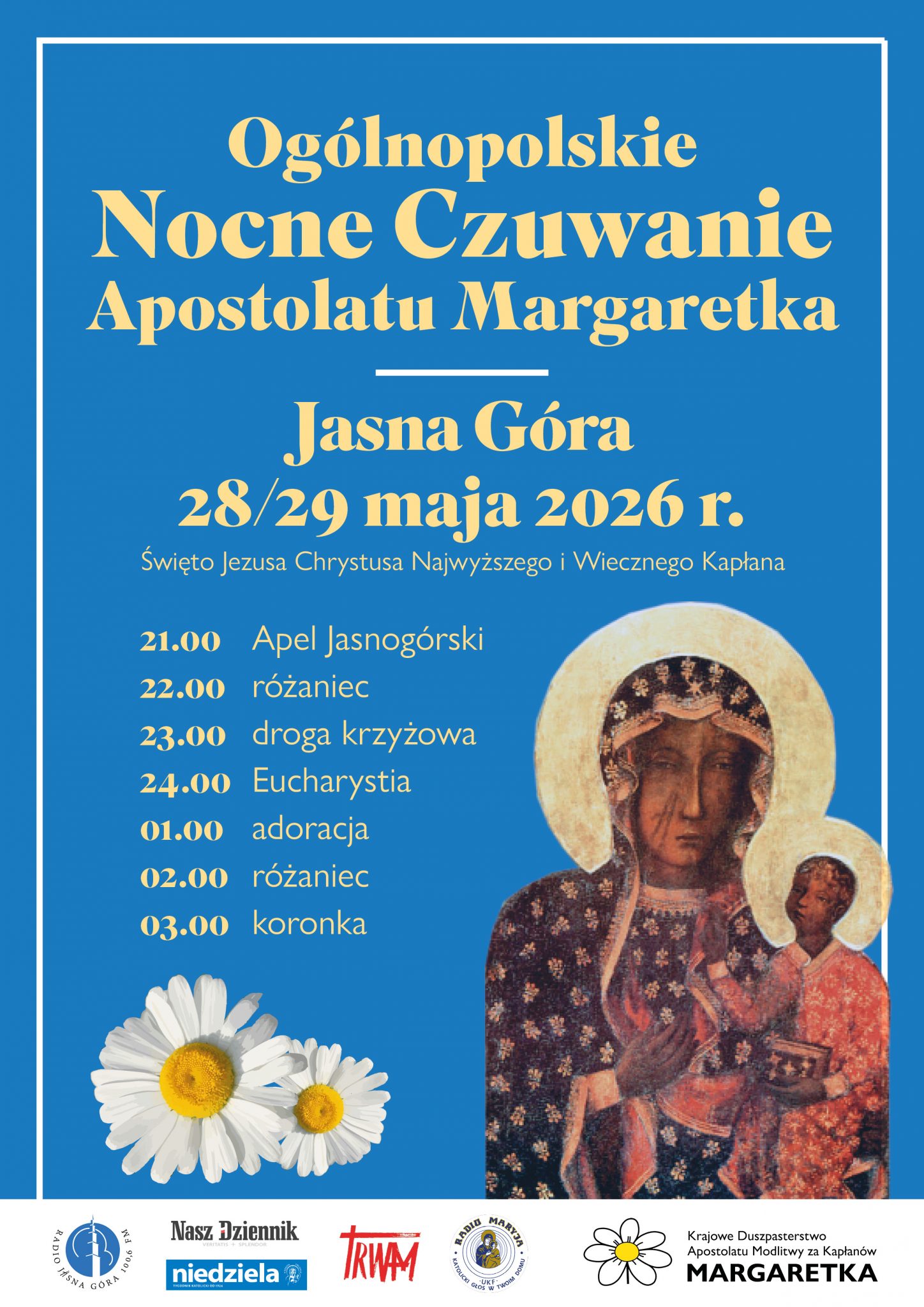 Ogólnopolskie Nocne Czuwanie Apostolatu Margaretka