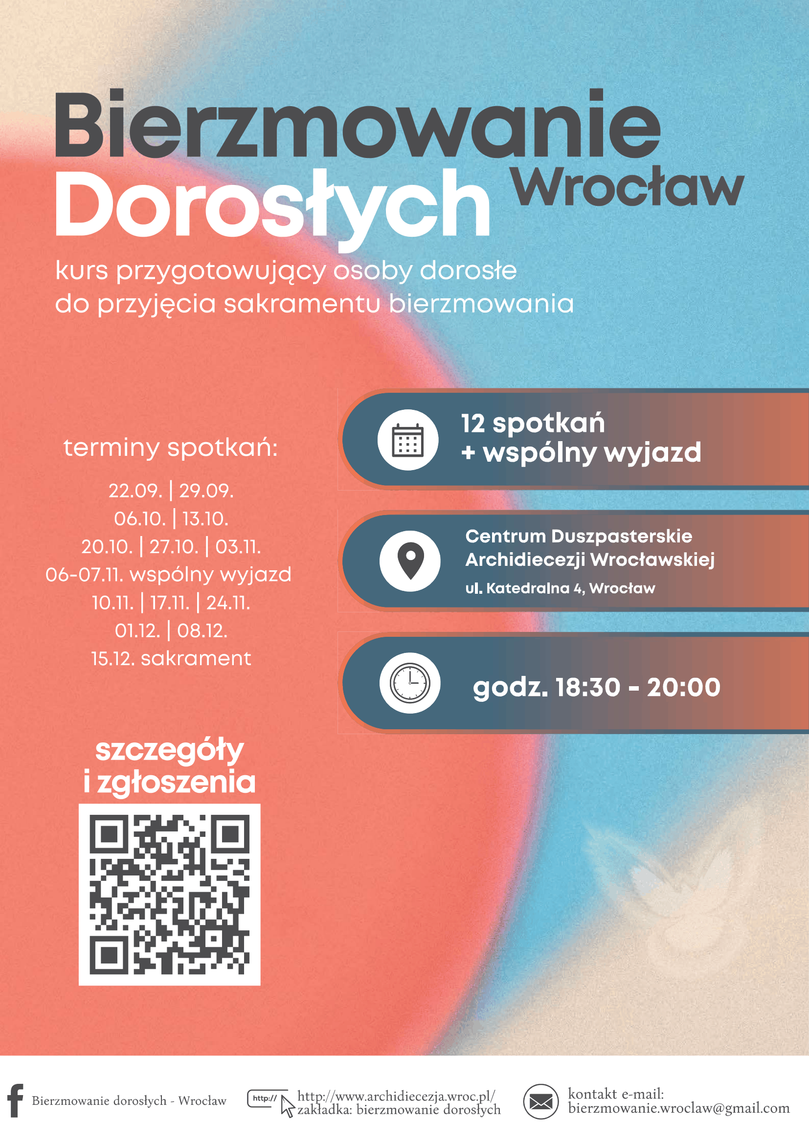 Kurs przygotowujący dorosłych do sakramentu bierzmowania w archidiecezji wrocławskiej